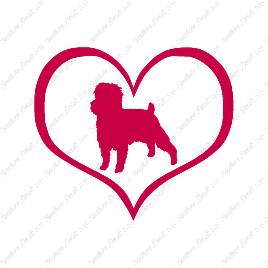 Affenpinscher Dog Heart Love