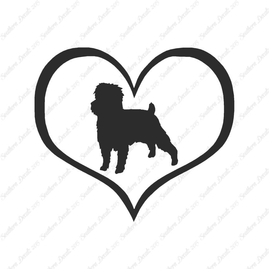 Affenpinscher Dog Heart Love