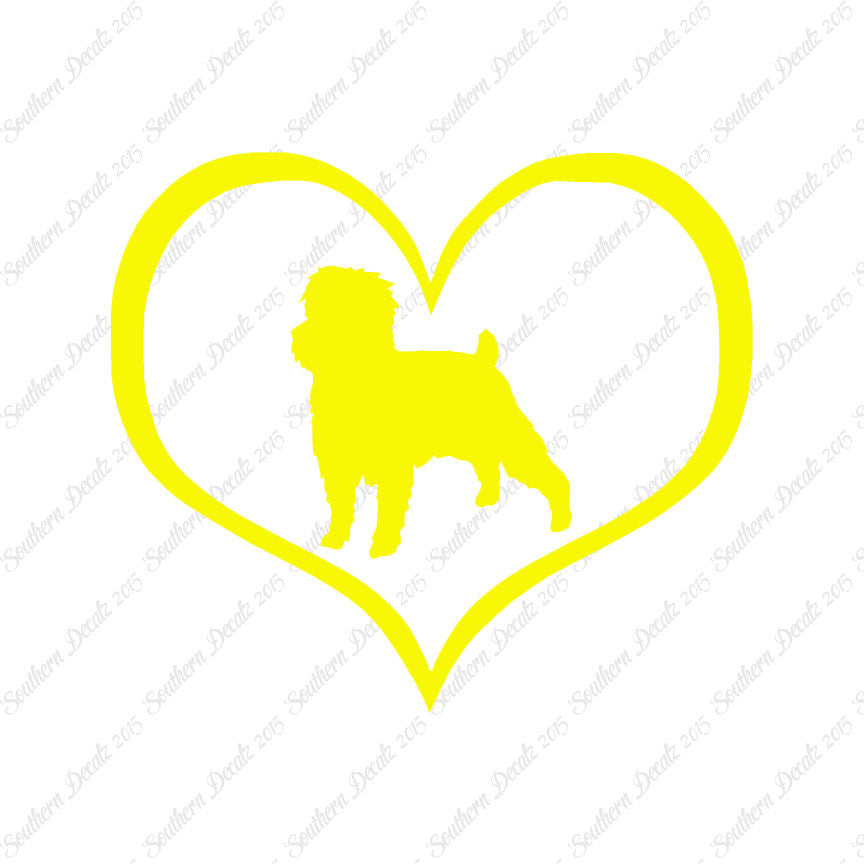 Affenpinscher Dog Heart Love