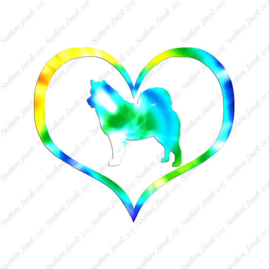 Alaskan Malamute Dog Heart Love
