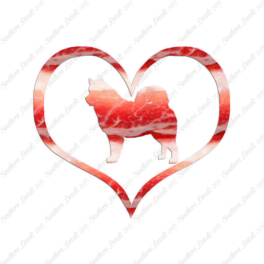 Alaskan Malamute Dog Heart Love