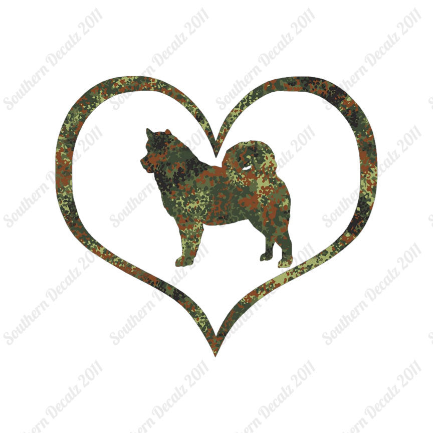 Alaskan Malamute Dog Heart Love