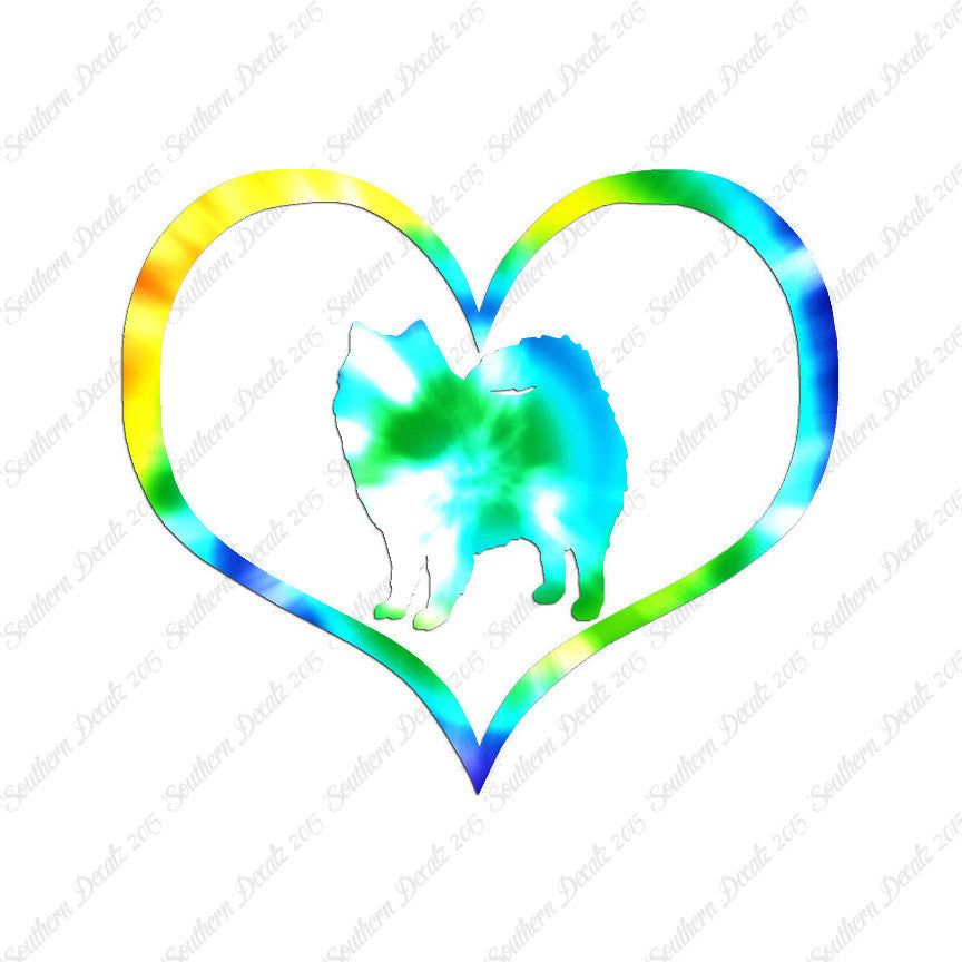 American Eskimo Dog Heart Love