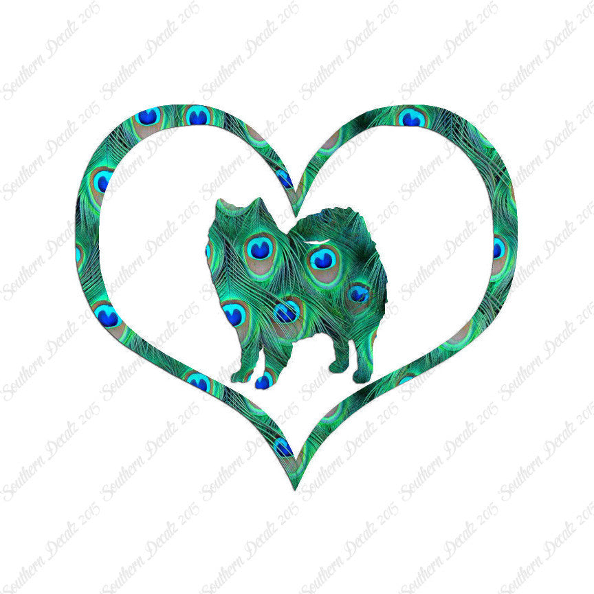 American Eskimo Dog Heart Love