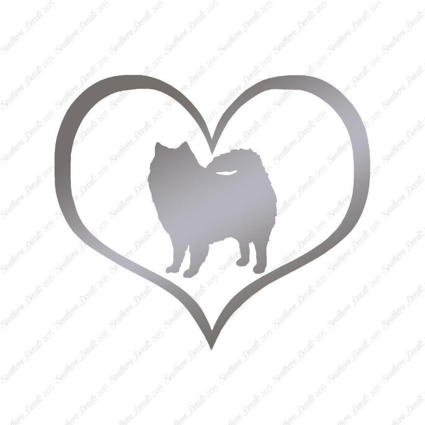 American Eskimo Dog Heart Love