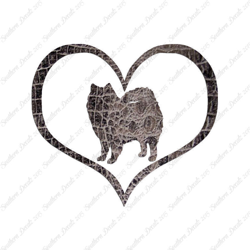 American Eskimo Dog Heart Love