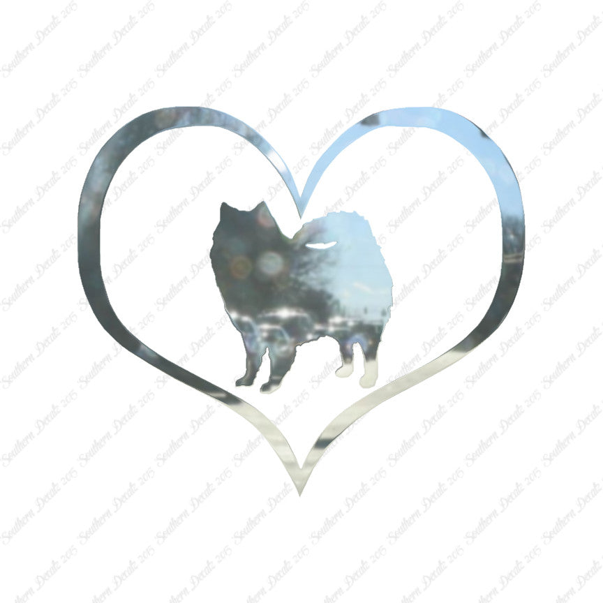 American Eskimo Dog Heart Love