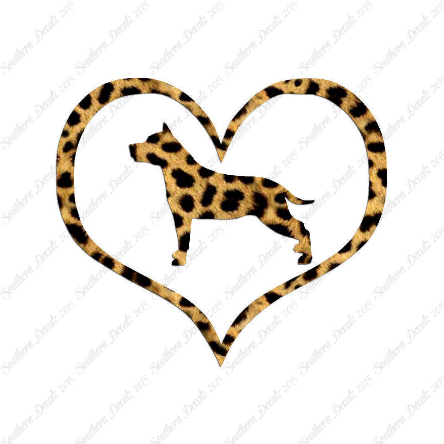 American Staffordshire Terrier Dog Heart