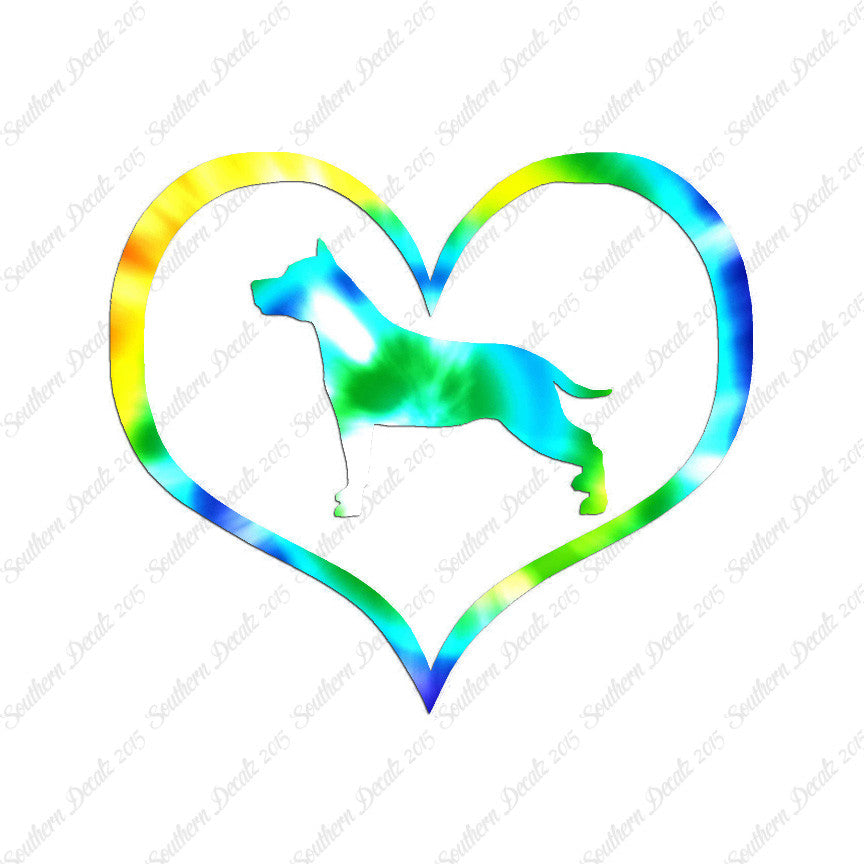 American Staffordshire Terrier Dog Heart
