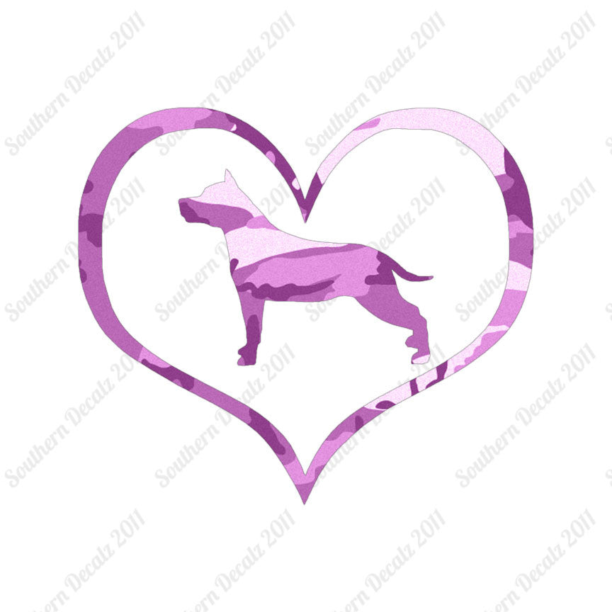 American Staffordshire Terrier Dog Heart