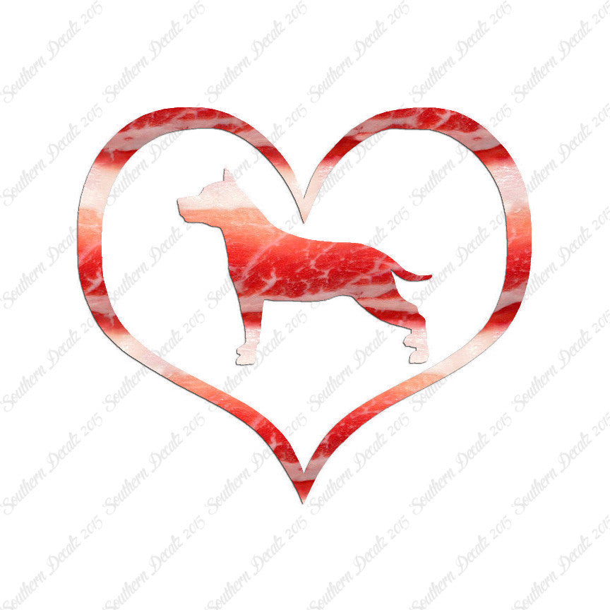 American Staffordshire Terrier Dog Heart
