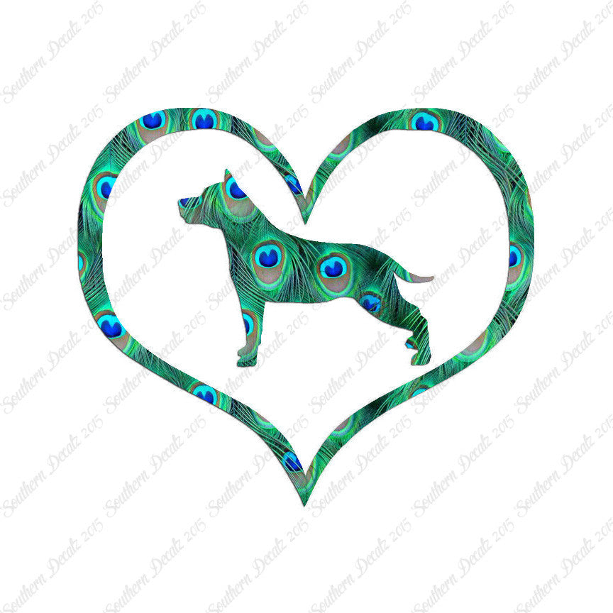 American Staffordshire Terrier Dog Heart