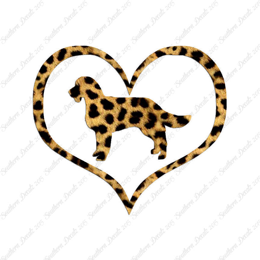 American Water Spaniel Dog Heart Love