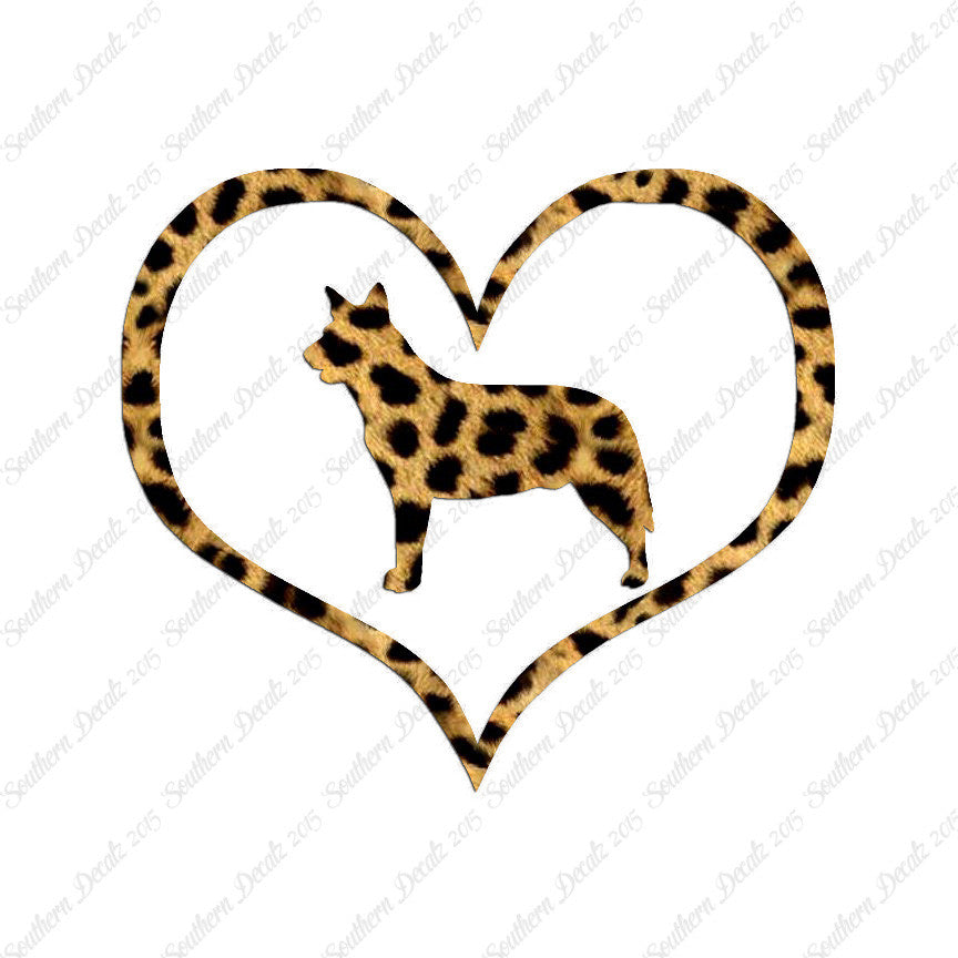Australian Cattledog Dog Heart Love