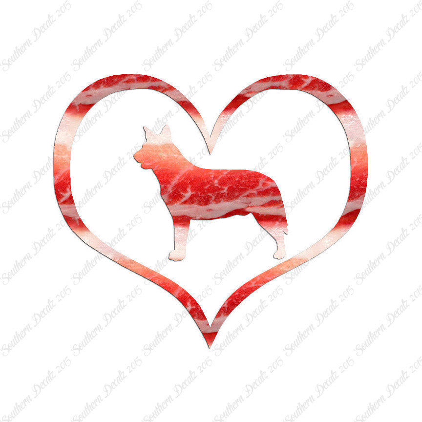 Australian Cattledog Dog Heart Love