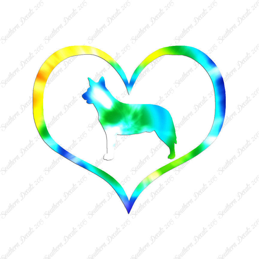 Australian Cattledog Dog Heart Love