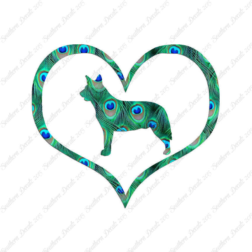 Australian Cattledog Dog Heart Love