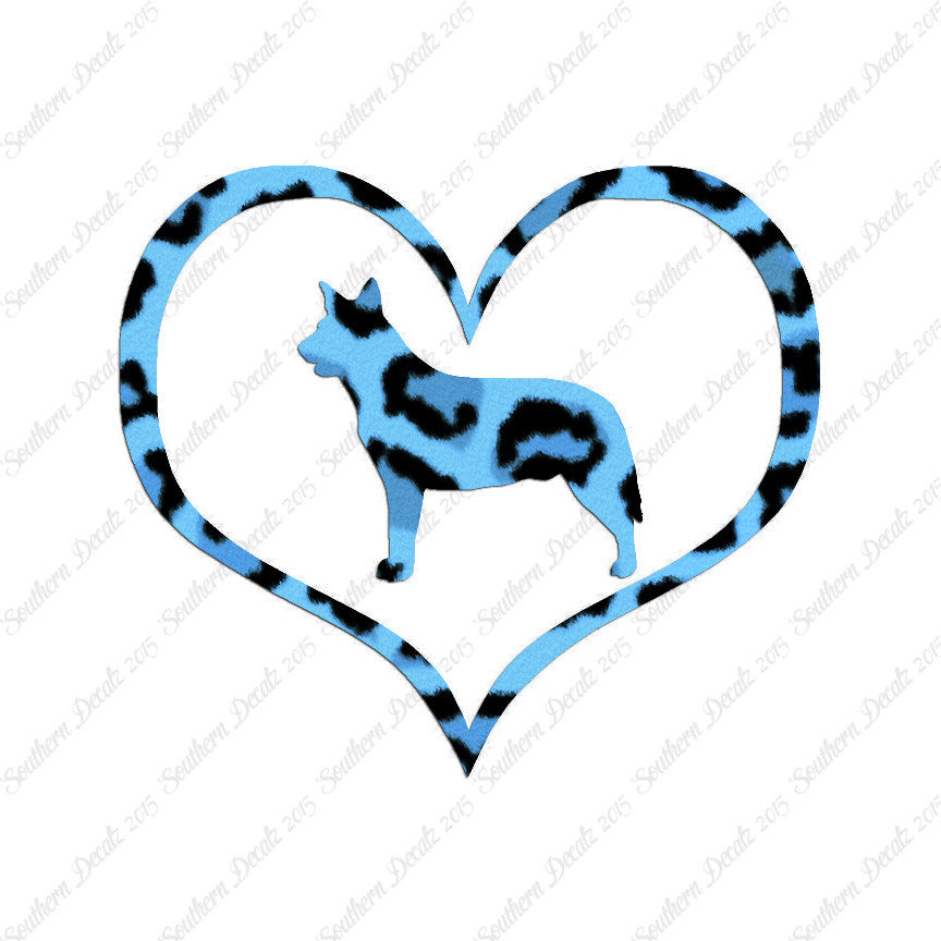 Australian Cattledog Dog Heart Love