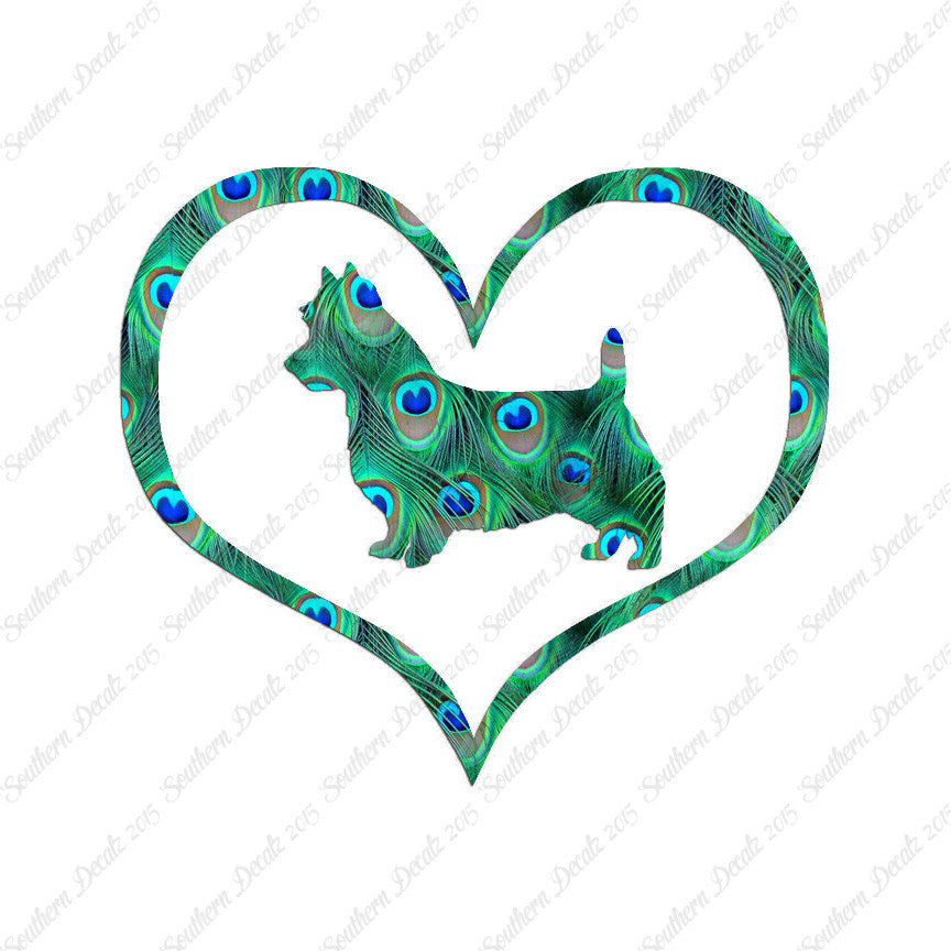 Australian Terrier Dog Heart Love