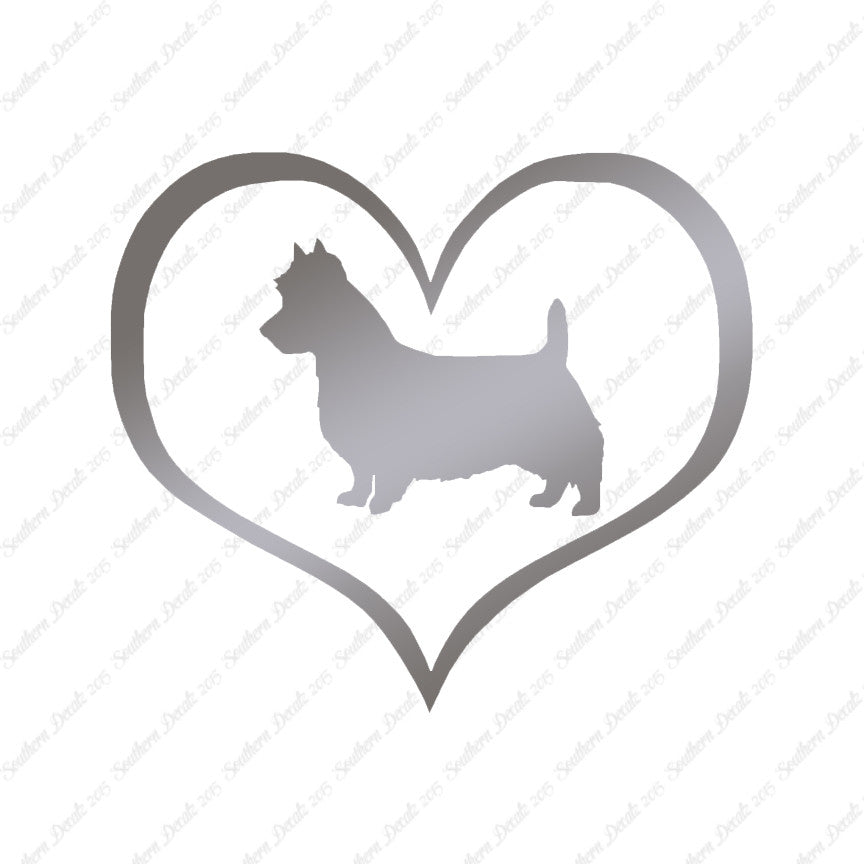 Australian Terrier Dog Heart Love