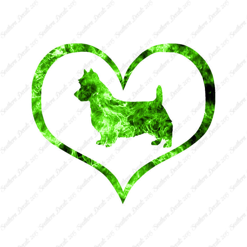 Australian Terrier Dog Heart Love