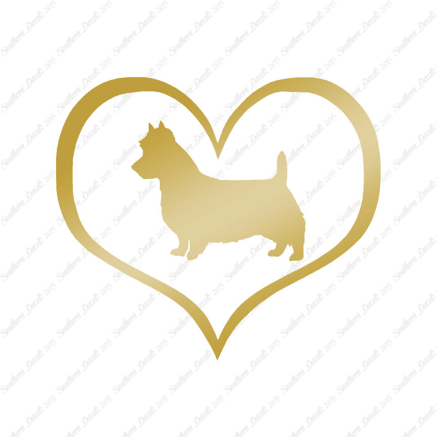 Australian Terrier Dog Heart Love