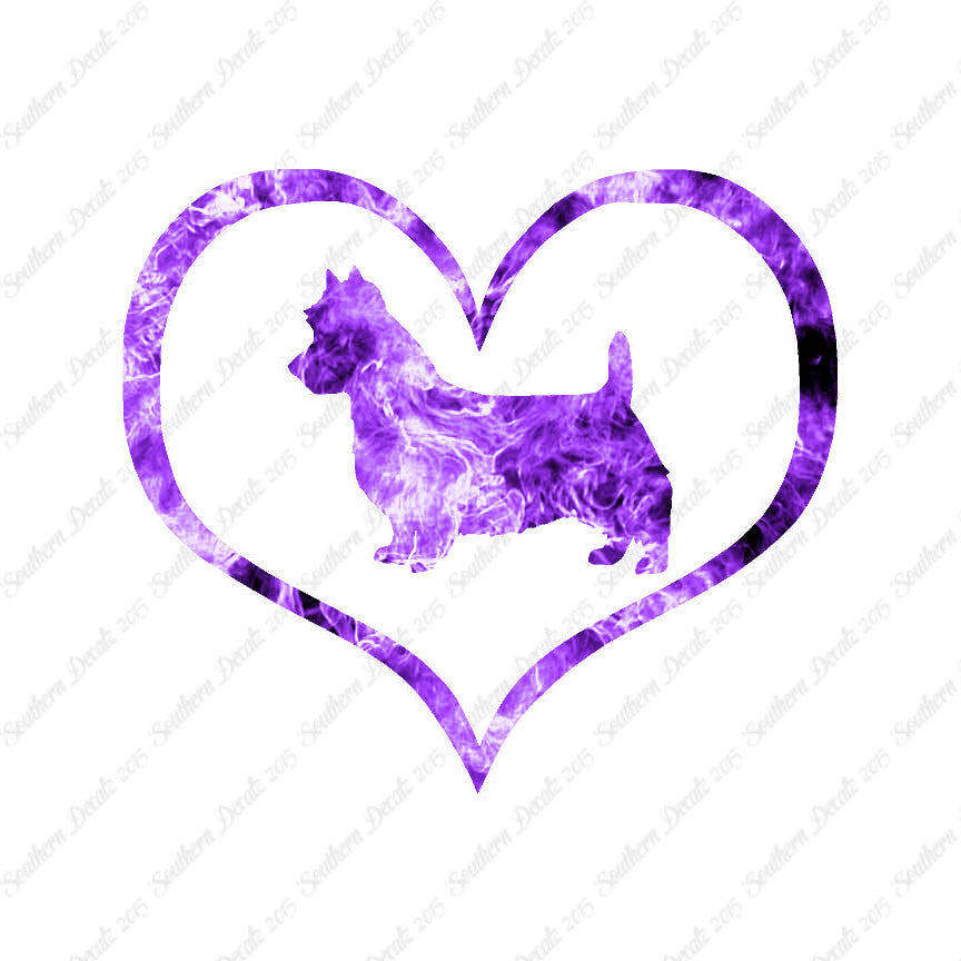 Australian Terrier Dog Heart Love