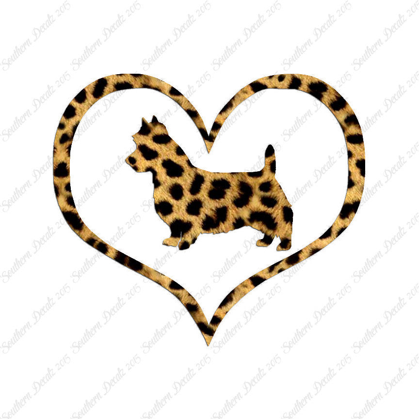 Australian Terrier Dog Heart Love