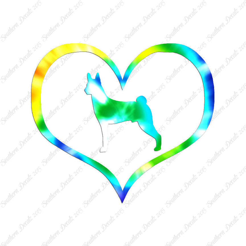 Basenji Dog Heart Love