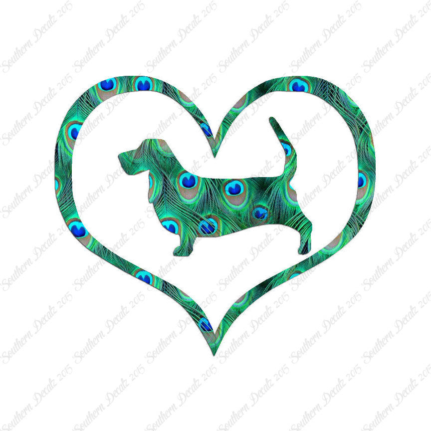 Basset Hound Dog Heart Love