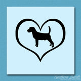 Beagle Dog Heart Love