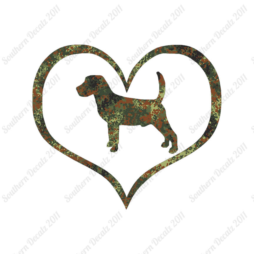 Beagle Dog Heart Love
