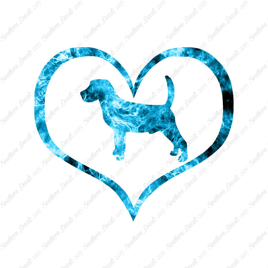 Beagle Dog Heart Love