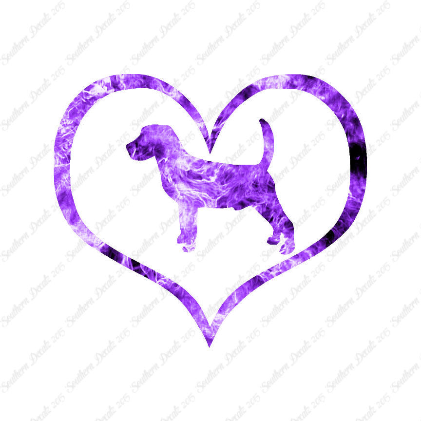 Beagle Dog Heart Love
