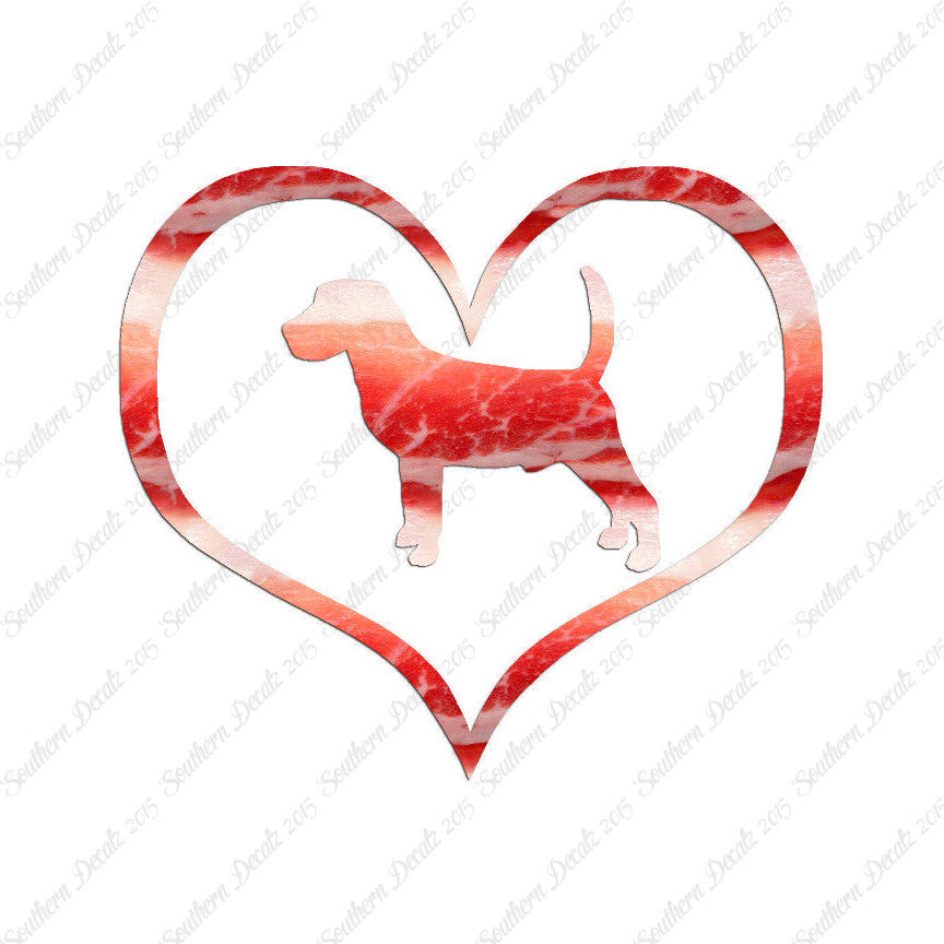 Beagle Dog Heart Love