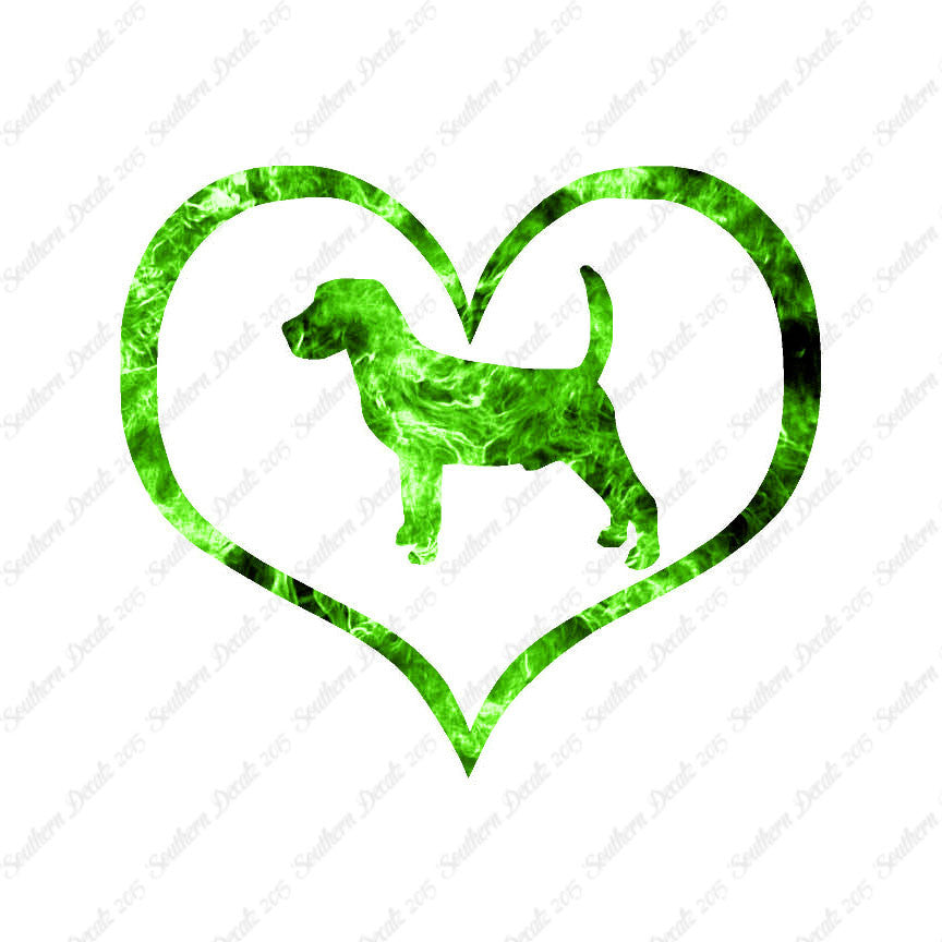 Beagle Dog Heart Love