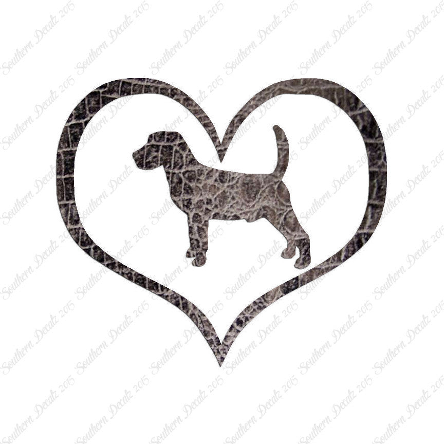 Beagle Dog Heart Love