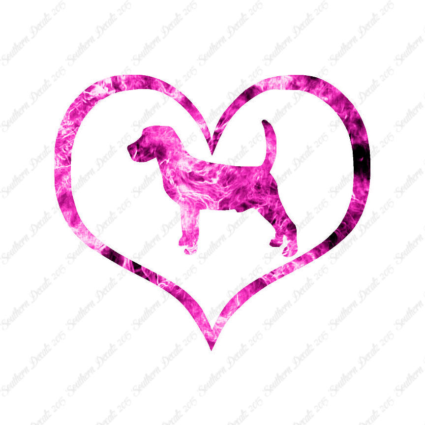 Beagle Dog Heart Love