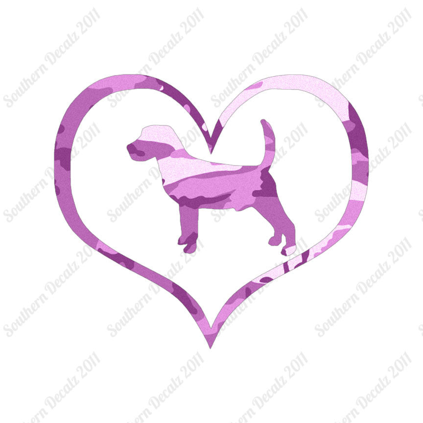 Beagle Dog Heart Love