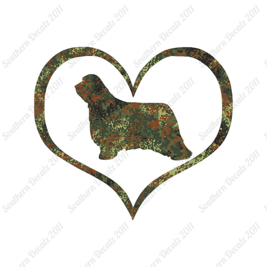 Bearded Collie Dog Heart Love
