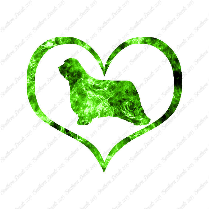 Bearded Collie Dog Heart Love