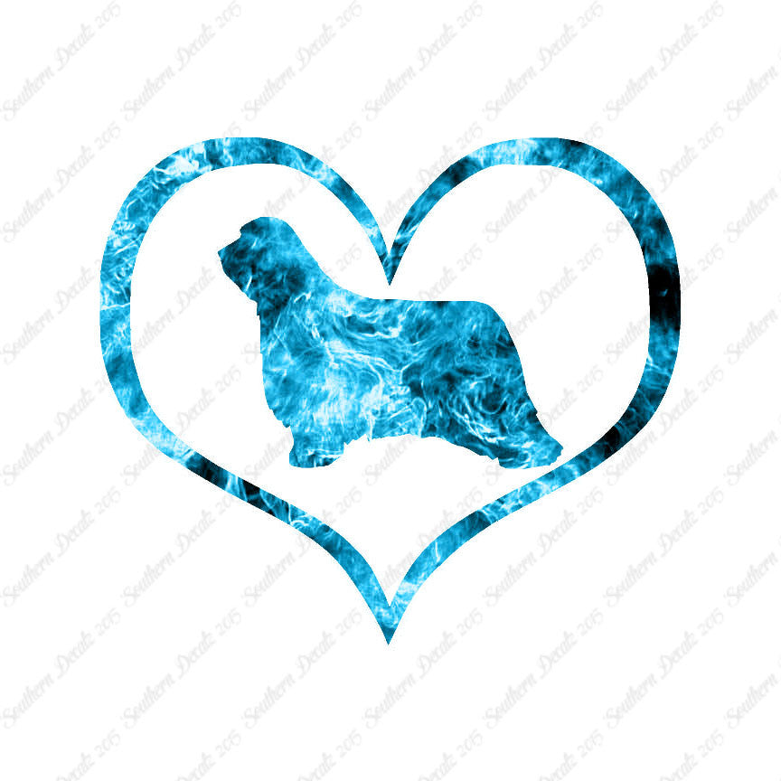 Bearded Collie Dog Heart Love