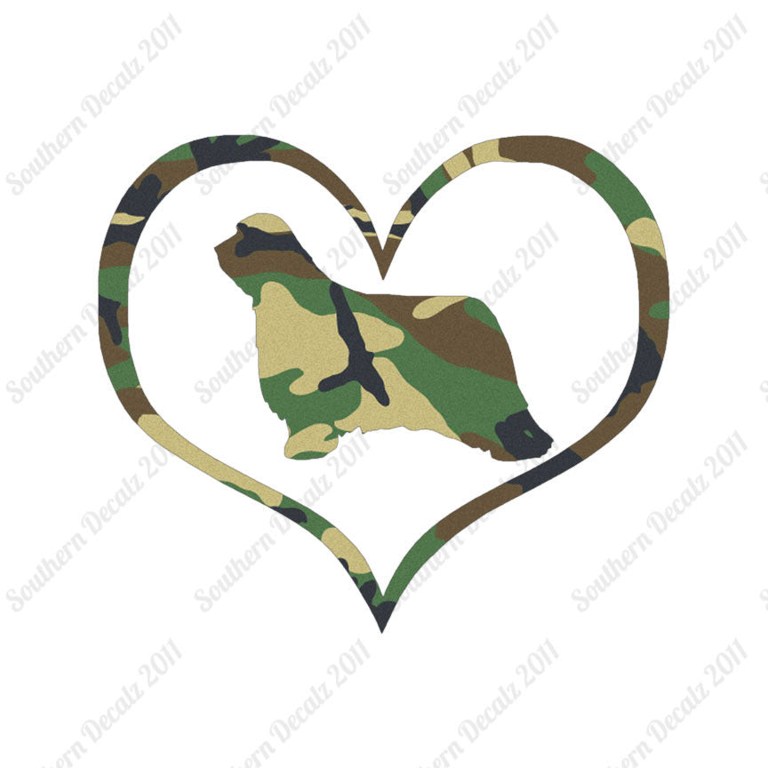 Bearded Collie Dog Heart Love