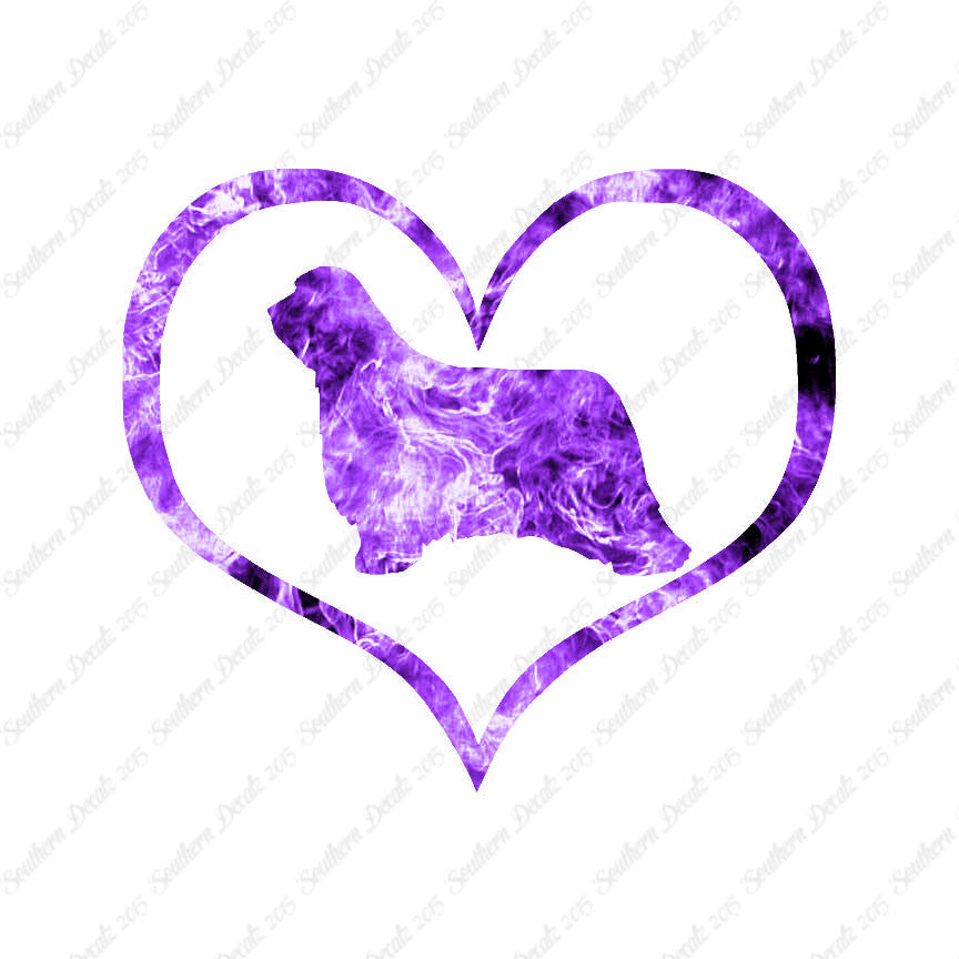 Bearded Collie Dog Heart Love