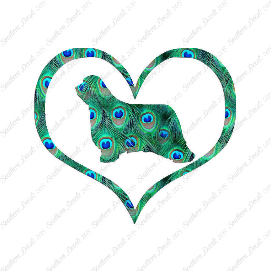 Bearded Collie Dog Heart Love