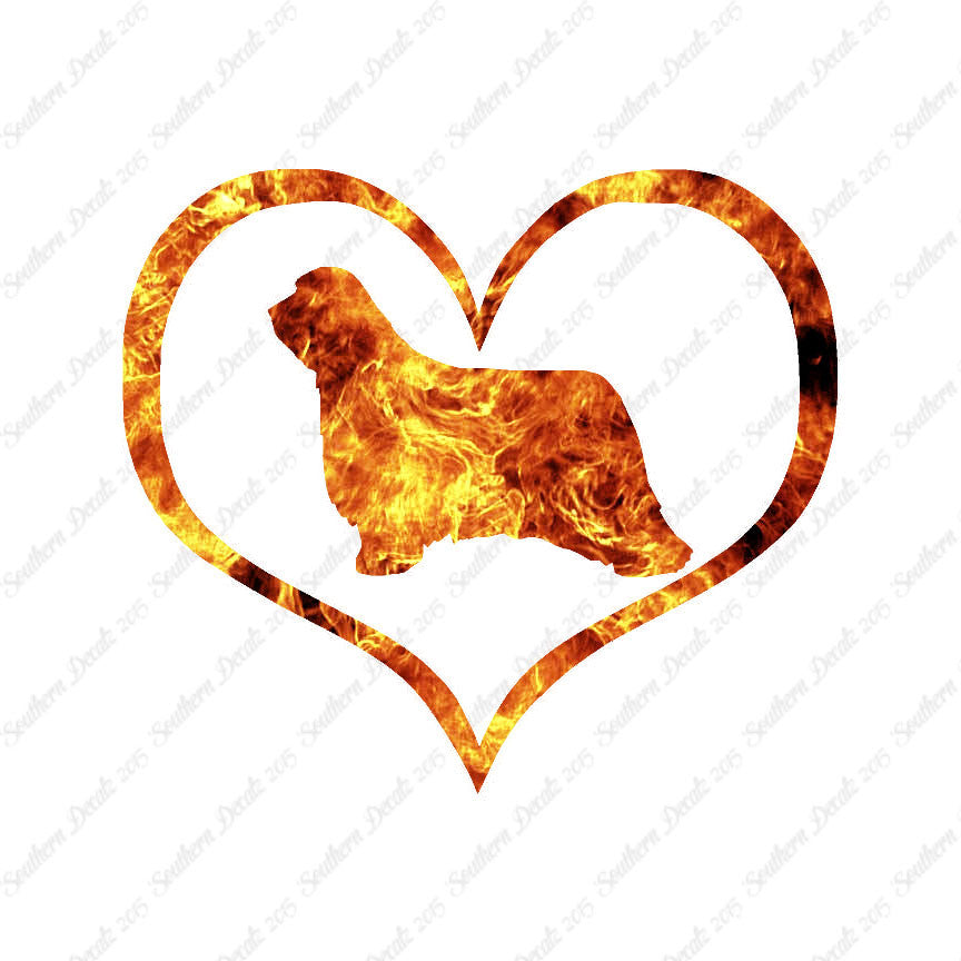 Bearded Collie Dog Heart Love