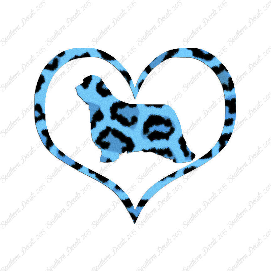 Bearded Collie Dog Heart Love