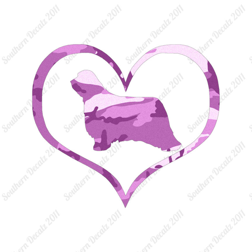 Bearded Collie Dog Heart Love