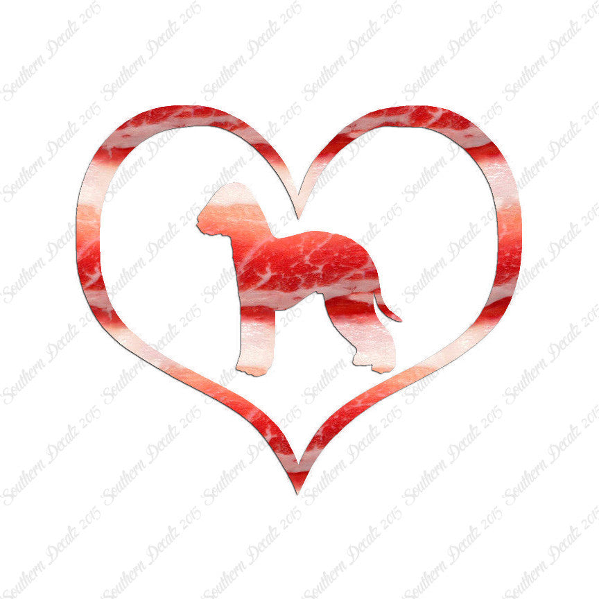 Bedlington Terrier Dog Heart Love