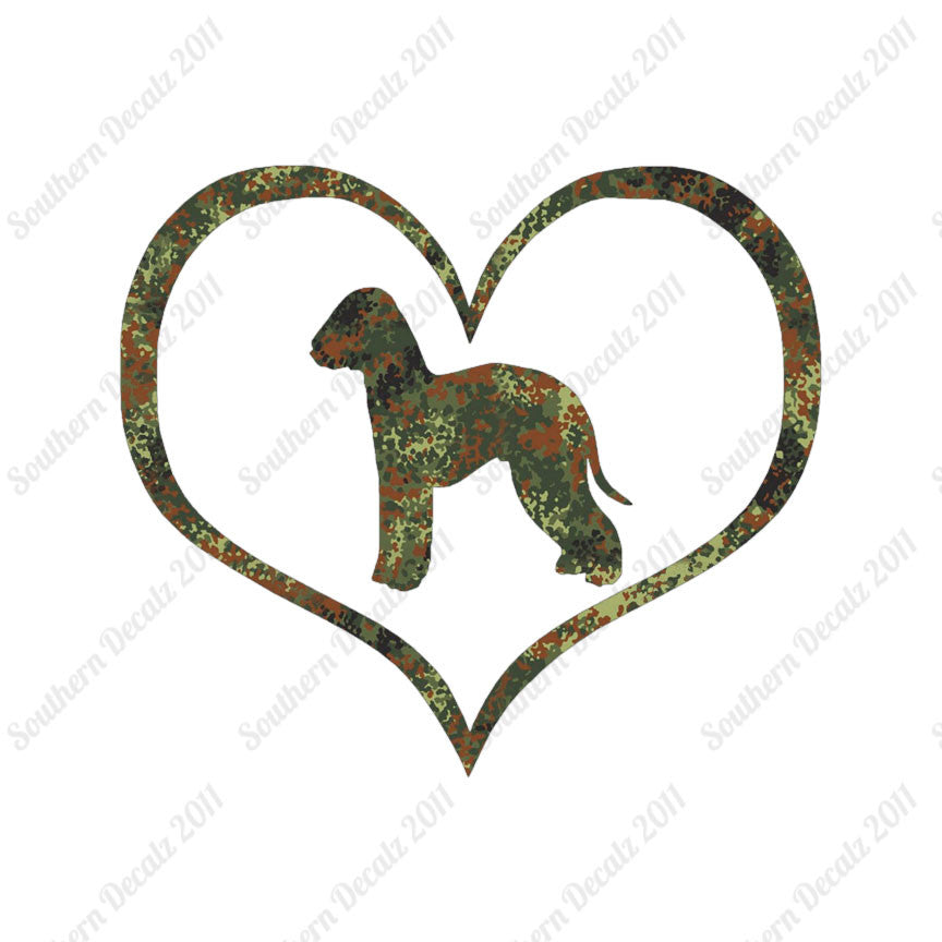 Bedlington Terrier Dog Heart Love